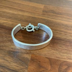 Silver tone bracelet